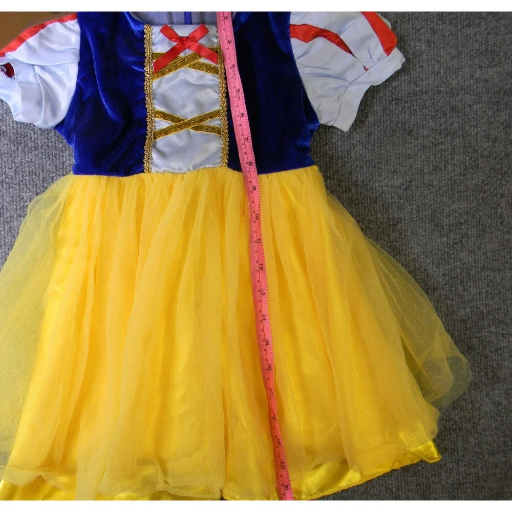 Girls Snow White Princess Costume Dress Size 90 Approx 2T Halloween